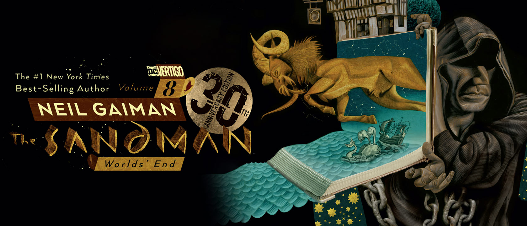 Banner del fin del mundo de Sandman